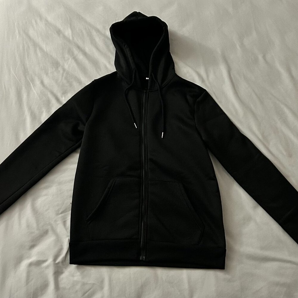 Black Hooded Jacket